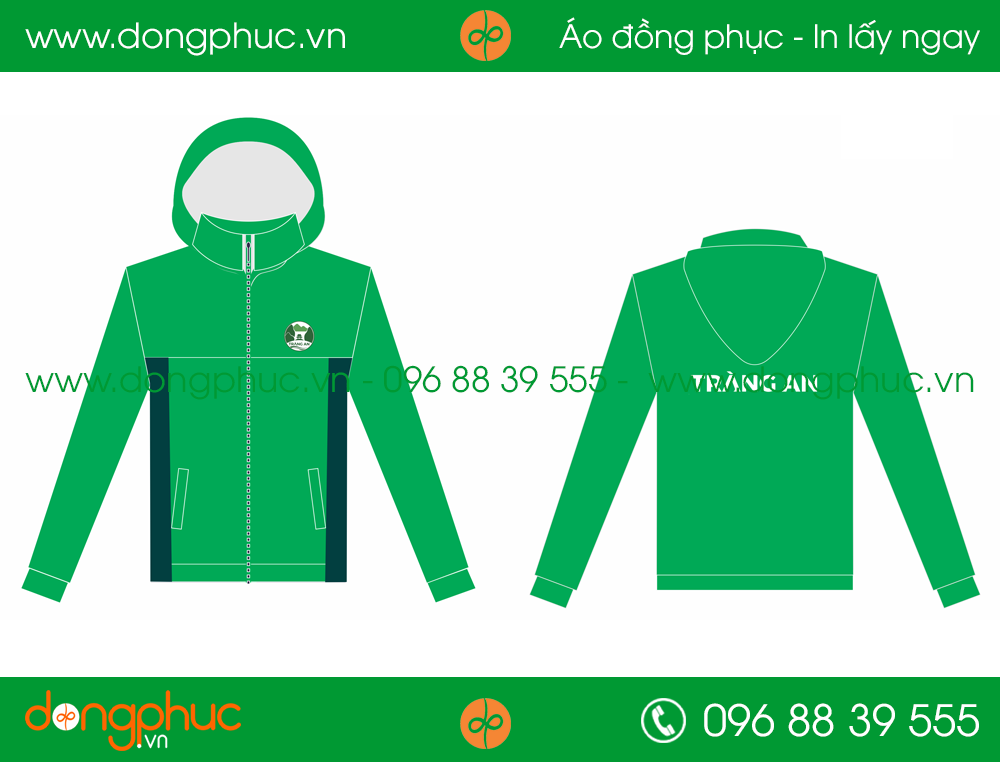 Áo khoác gió đồng phục công ty Tràng An